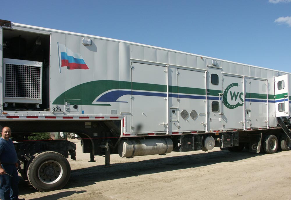 Specialized chemical trailers and data vans