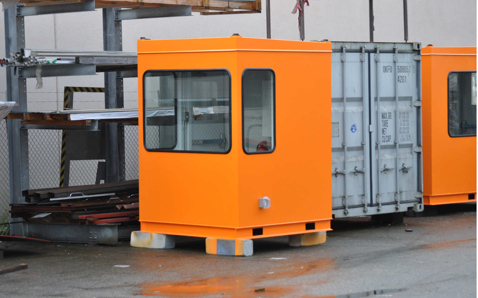 Pre-Fabricated, Op Cab, Operators Cab, Shatter Proof Glass, Operators Chair, Remote I/O, Sonic Enclosures